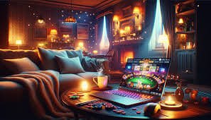 omegabet live casino dealer and sportsbook displayed side-by-side